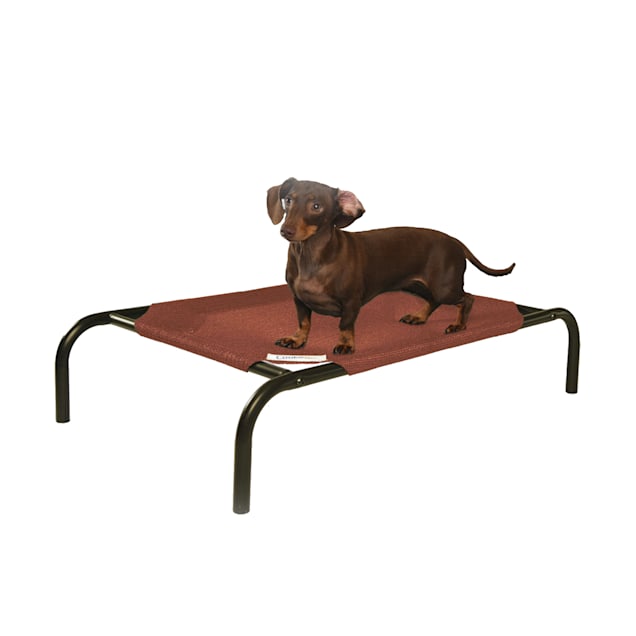 Coolaroo Terracotta Elevated Dog Bed, 34.75" L X 21.5" W X 8" H - Carousel image #1