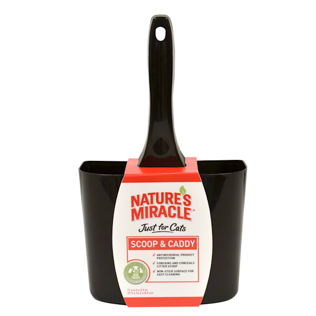 Nature's Miracle Just For Cats Litter Black Scoop & Caddy - Carousel image #1