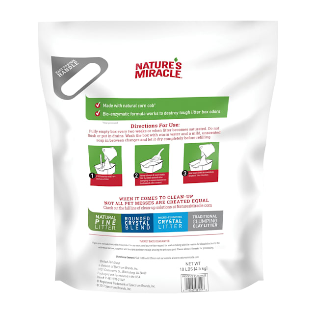Nature's miracle clumping litter deals