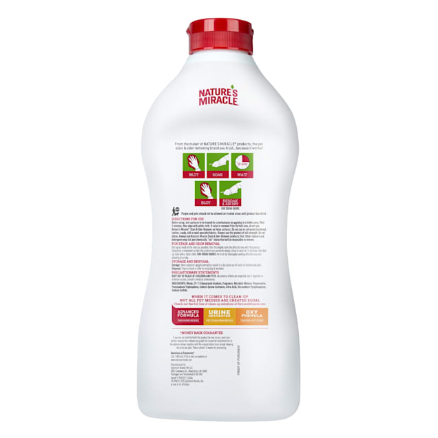 Nature S Miracle Stain Odor Remover Pour For Cats 32 Fl Oz Petco