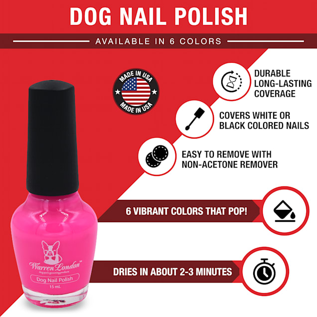Warren London Dog Nail Polish All 6 Colors In A Bottle, 15 ml ...