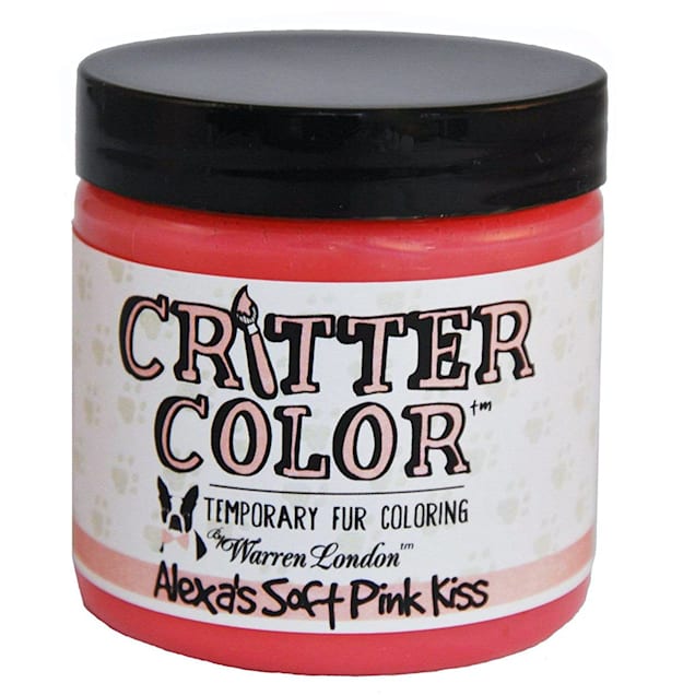 Warren London Critter Color Alexa's Soft Pink Kiss Temporary Fur Coloring for Dogs, 4 fl. oz. - Carousel image #1