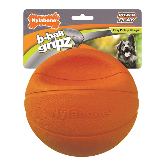 Nylabone Power Play Gripz Basketball Dog Toy, Large Petco
