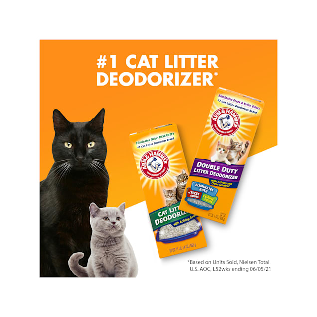 Arm Hammer Deodorizer Double Duty Cat Litter 30 oz. Petco