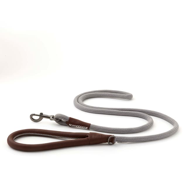 Reddy Grey Rope Dog Leash, 5 ft. - Carousel image #1
