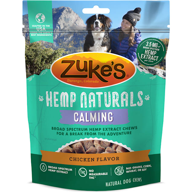 Zuke's Calming Hemp Naturals Calming Chicken Formula Dog Chews, 5 oz. - Carousel image #1