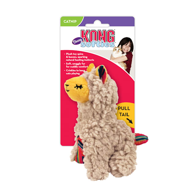 KONG Softies Buzzy Llama Cat Toys X Small Petco