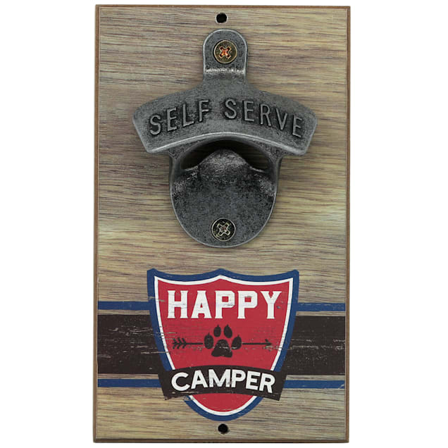 Open Road Brands Happy Camper Dog Bottle Opener - Carousel image #1