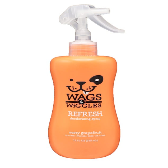 Wags & Wiggles Refresh Deodorizing Spray Zesty Grapefruit Dog Odor Spray, 12 fl. oz. - Carousel image #1