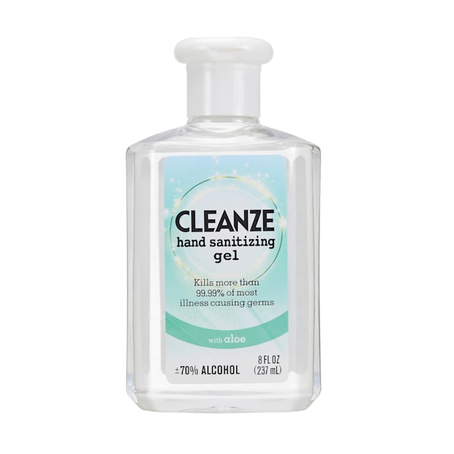 Cleanze Travel Hand Sanitizer Gel with 70% Alcohol and Aloe, 8 fl. oz. - Carousel image #1