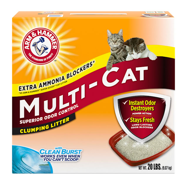 Clorox Scoop Away Multi Cat Scented Cat Litter 25 Litter 55 OFF