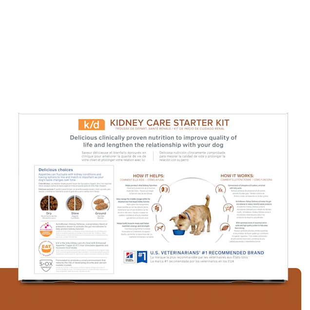 Hill s Prescription Diet k d Kidney Care Starter Kit Variety Pack Dry Dog Food 3.66 lbs. Count of 8 Petco