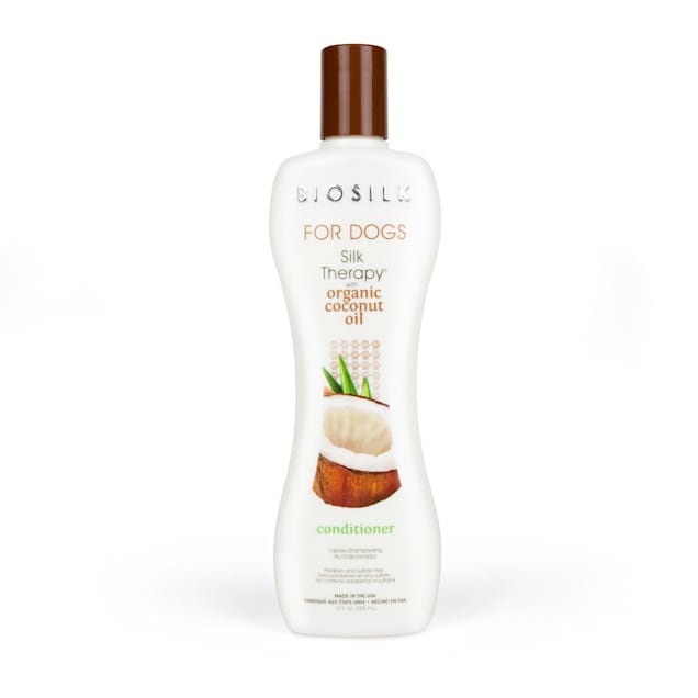 Biosilk Silk Therapy Conditioner With Organic Coconut Oil For Dogs 12 Fl Oz Petco