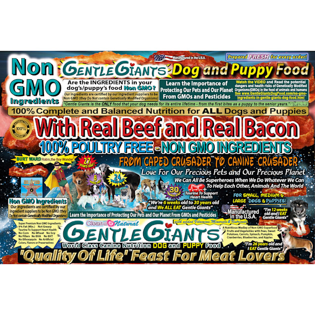 Gentle giants sale dog food chewy