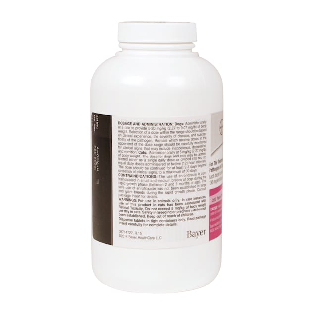 baytril 136 mg single taste tab tablet