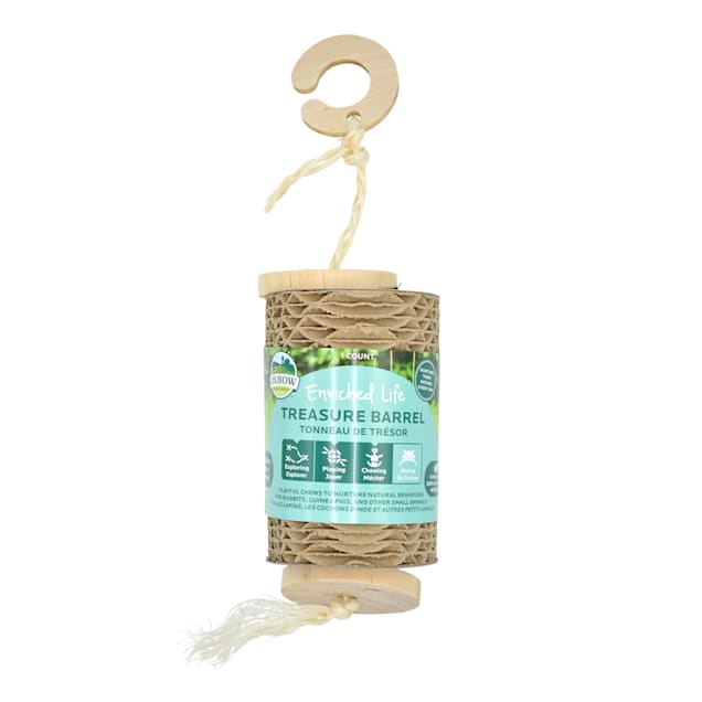 Oxbow Enriched Life Treasure Barrel for Small Animals - Carousel image #1