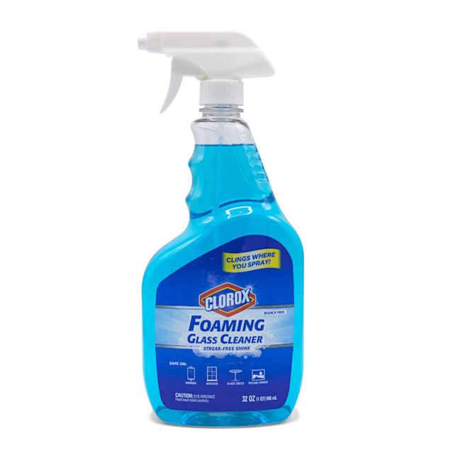 Clorox Streak-Free Foaming Glass Cleaner Trigger Spray, 32 fl. oz. - Carousel image #1