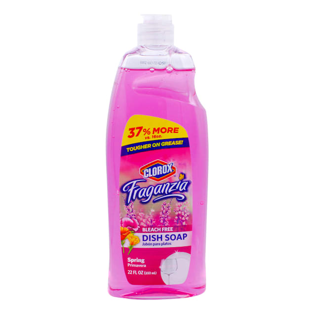 Clorox Fraganzia Dish Soap in Spring Scent, 22 fl. oz. - Carousel image #1
