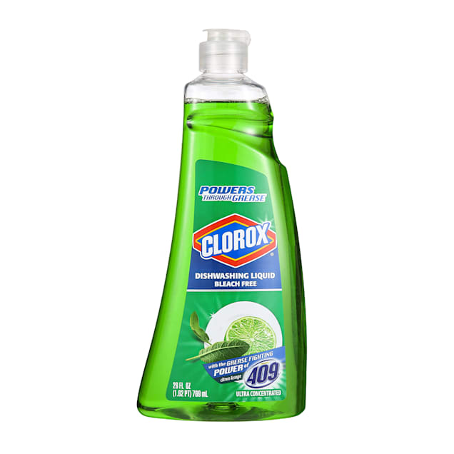 Clorox Dishwashing Liquid Soap with 409 in Citrus & Sage Scent, 26 fl. oz. - Carousel image #1