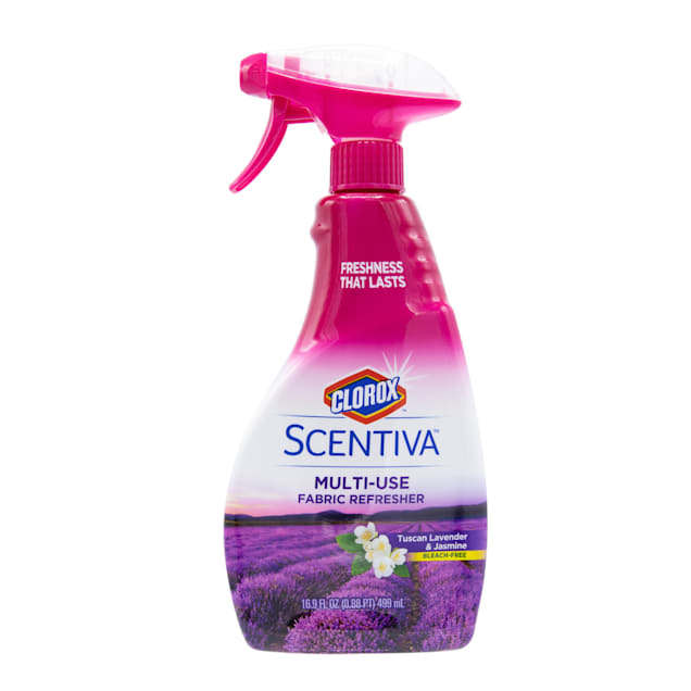 Clorox Scentiva Multi-Use Fabric Refresher Spray in Tuscan Lavender & Jasmine Scent, 16.9 fl. oz. - Carousel image #1