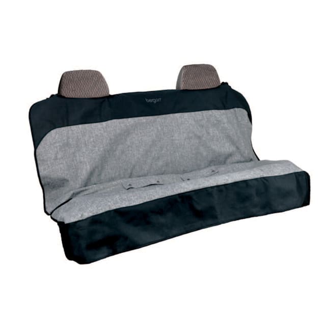 Bergan Auto Bench Grey/Black Extra Wide Seat Protector for Dogs - Carousel image #1