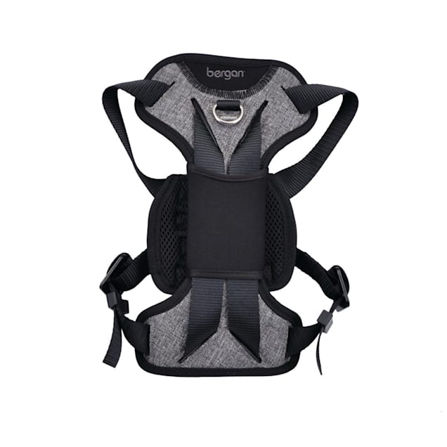 Bergan Heather Grey Auto Dog Harness, Small - Carousel image #1