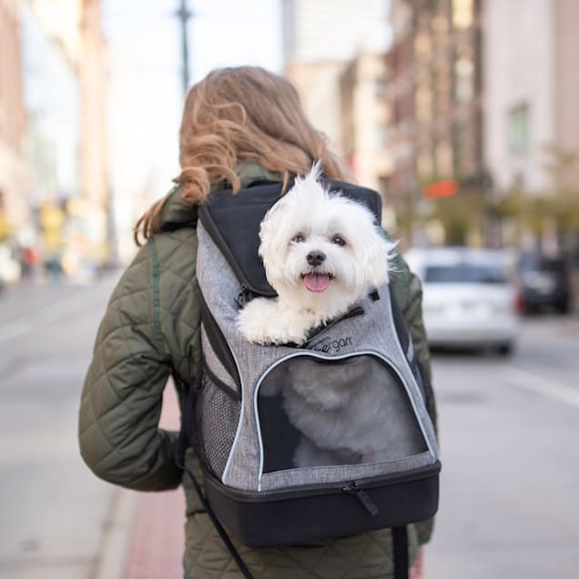 Bergan Backpack Pet Carrier, Heather Grey