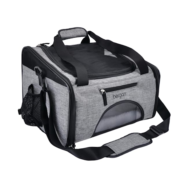 Bergan Heather Grey Booster Pet Carrier, 15.75" L X 12" W X 10.5" H - Carousel image #1