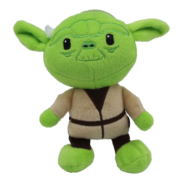 Fetch for Pets Star Wars Yoda Plush Figure Squeaker Dog Toy, Medium - Carousel image #1
