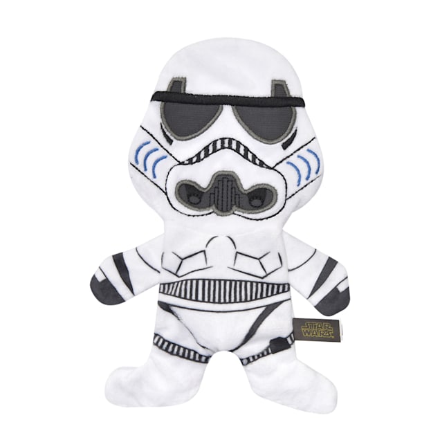 Fetch for Pets Star Wars Storm Trooper Plush Flattie Dog Toy