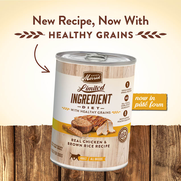 Merrick lid dog food clearance