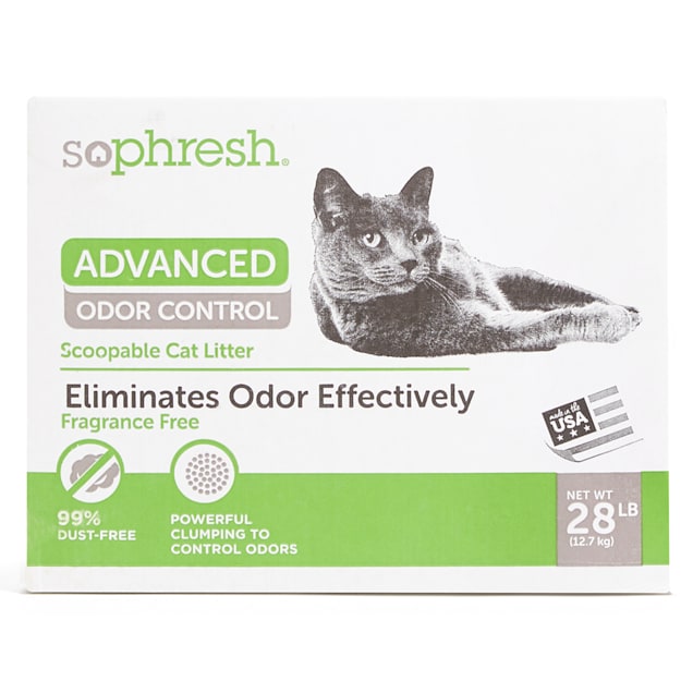 So Phresh Advanced Odor Control Scoopable Cat Litter, 28 lbs. - Carousel image #1