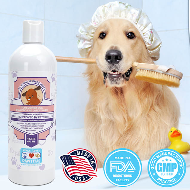 Pawtitas Handcrafted with Certified Organic Ingredients Lavender and Chamomile Dog Shampoo and Conditioner 16 fl. oz. Petco