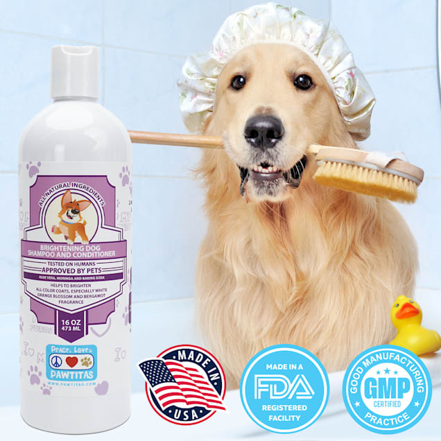 お手入れ・トリミング用品 Organic Dog Shampoo & Conditioner Set Pawtitas Handcrafted with Certified Organic Ingredients Orange