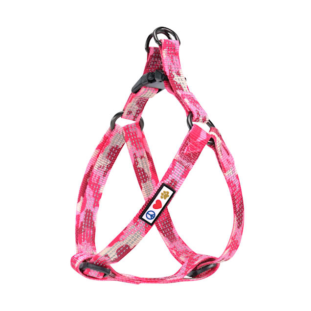 Pawtitas Reflective Camouflage Pink Puppy or Dog Harness, X-Small - Carousel image #1