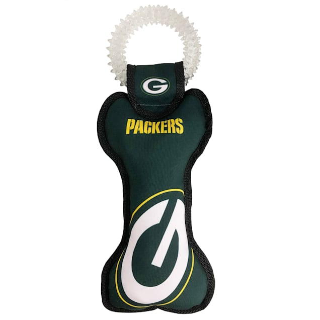 Pets First Green Bay Packers Dental Tug Dog Toy, X-Large - Carousel image #1