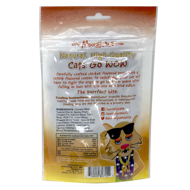Catatonic Bundle Feline and Cat Lover Approved Organic Grown in The USA Meowijuana Promotes Play and Cat Health Salmon Crunchie Munchies Jar of Catnip Buds and Catnip Bubbles 