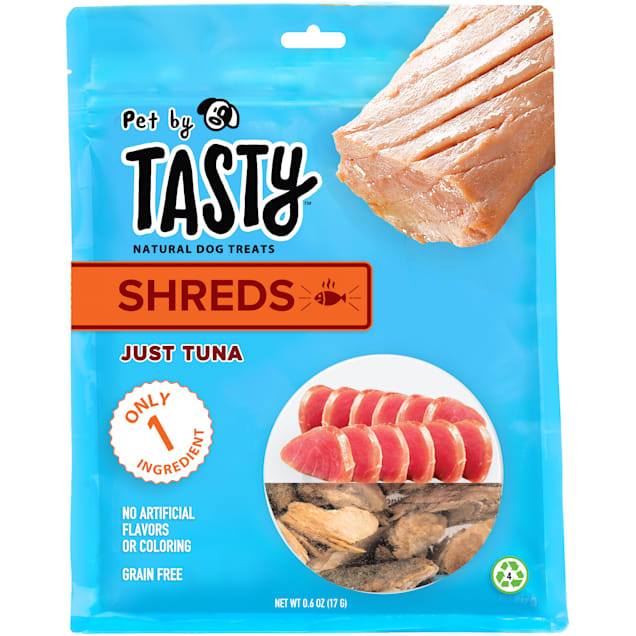 Pet by Tasty Natural Grain Free Freeze Dried Just Tuna Shreds Dog Treats, 0.6 oz. - Carousel image #1
