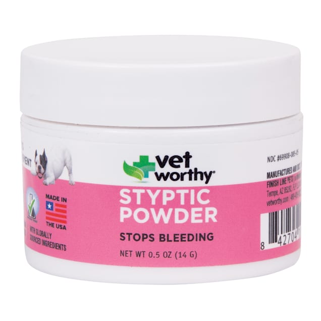 Vet Worthy Styptic Powder for Dogs 0.5 oz