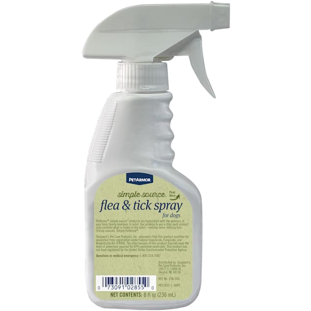 Petarmor Simple Source Flea Tick Spray For Dogs 8 Fl Oz Petco