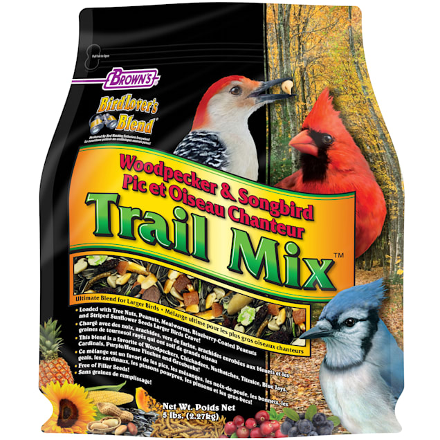 FM Browns Bird Lover's Blend Woodpecker & Songbird Trail Mix Dry Food, 5 lbs. - Carousel image #1
