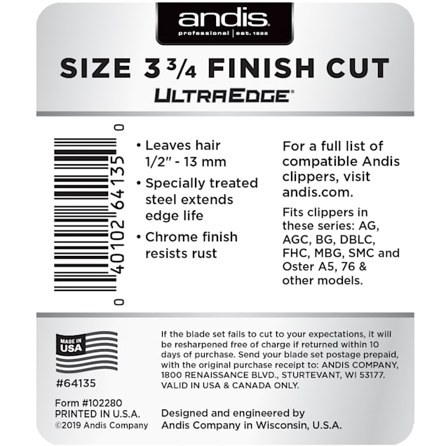 Andis cheap dog blades
