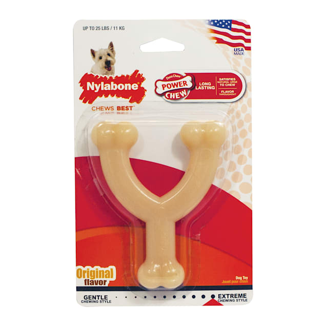 Nylabone Wishbone Power DuraChew Dog Toy, Small - Carousel image #1