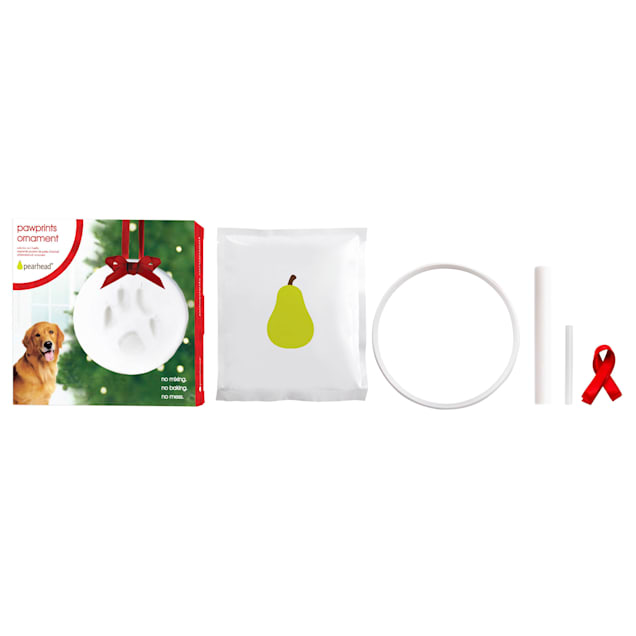 Pearhead Pawprints Holiday Ornament Impression Kit For Dogs or
