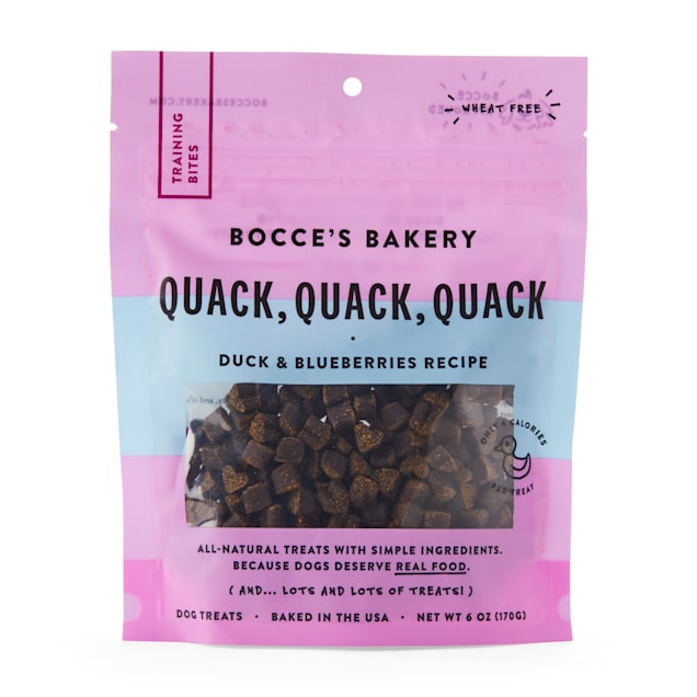 Bocce's Bakery Quack Training Bites Dog Treats, 6 oz. - Carousel image #1