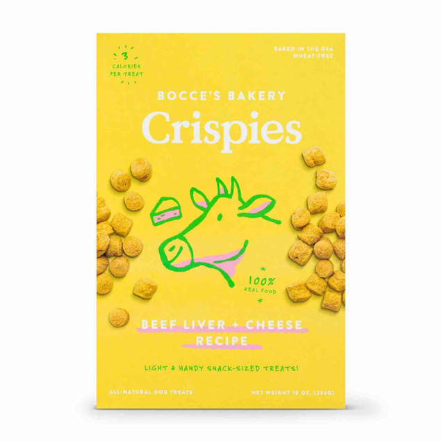 Bocce's Bakery Beef Liver + Cheese Crispies Dog Treats, 10 oz. - Carousel image #1