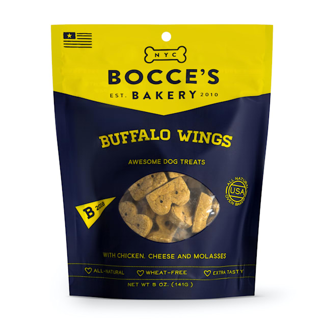 Bocce's Bakery Buffalo Wings Dog Biscuits, 5 oz. - Carousel image #1