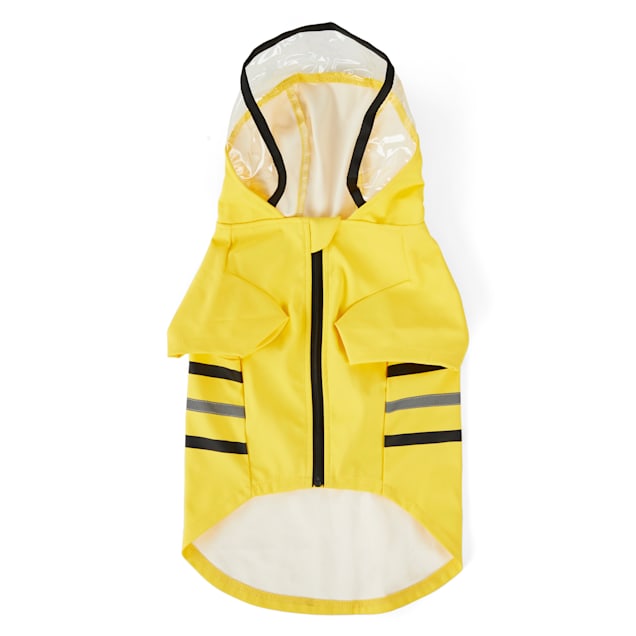 YOULY The Nature Lover Yellow Dog Raincoat, XXLarge Petco