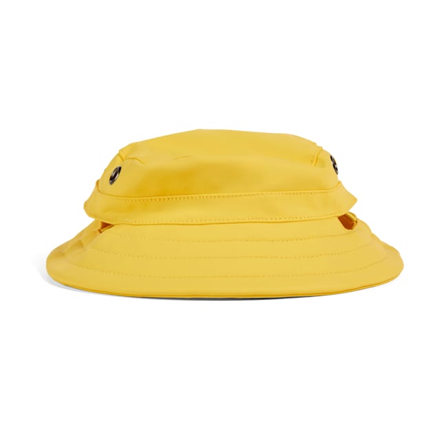 YOULY The Nature Lover Yellow Dog Rain Hat, Small/Medium - Carousel image #1