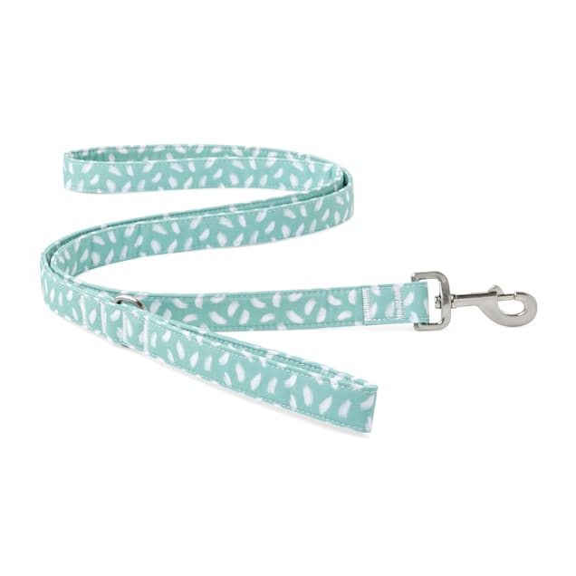 white dog leash